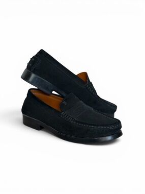 Tod’s Gommino Suede Loafers Black Driving Shoes Slip Women’s 38.5 Luxury Italy